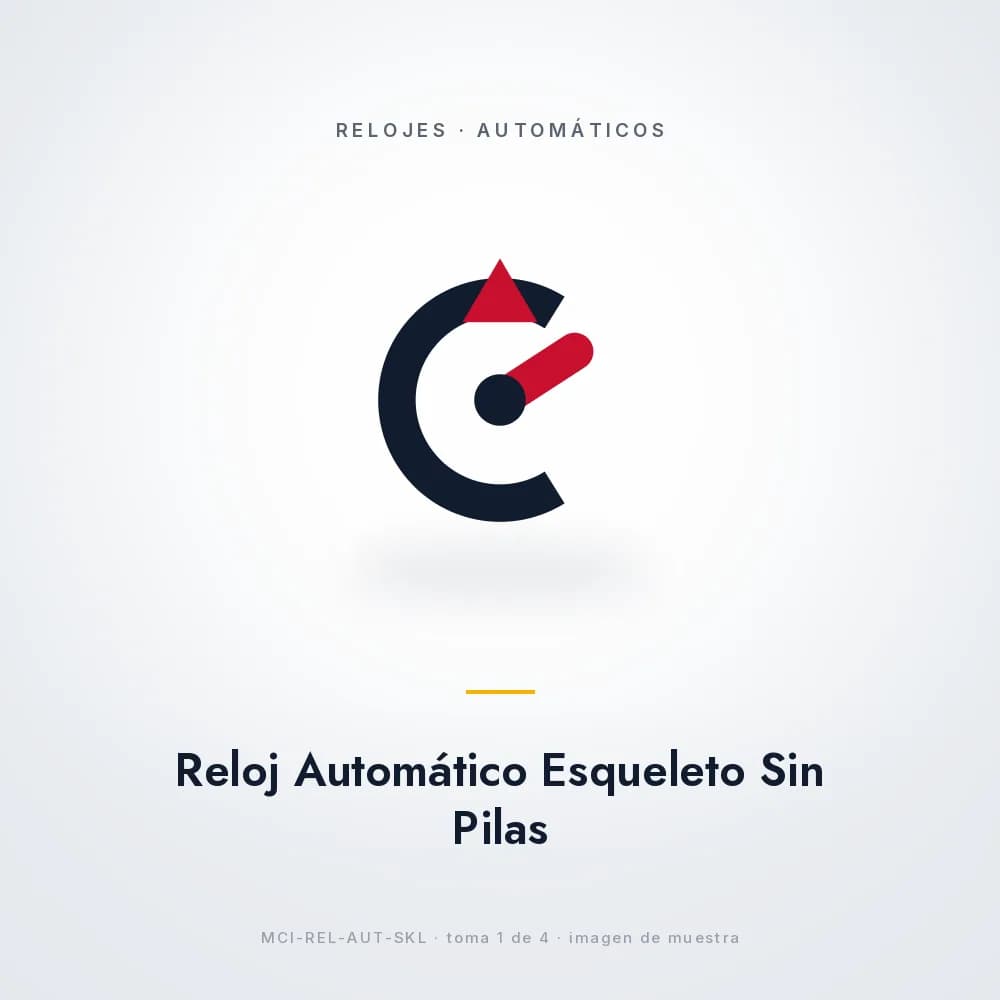 Reloj Automático Esqueleto Sin Pilas