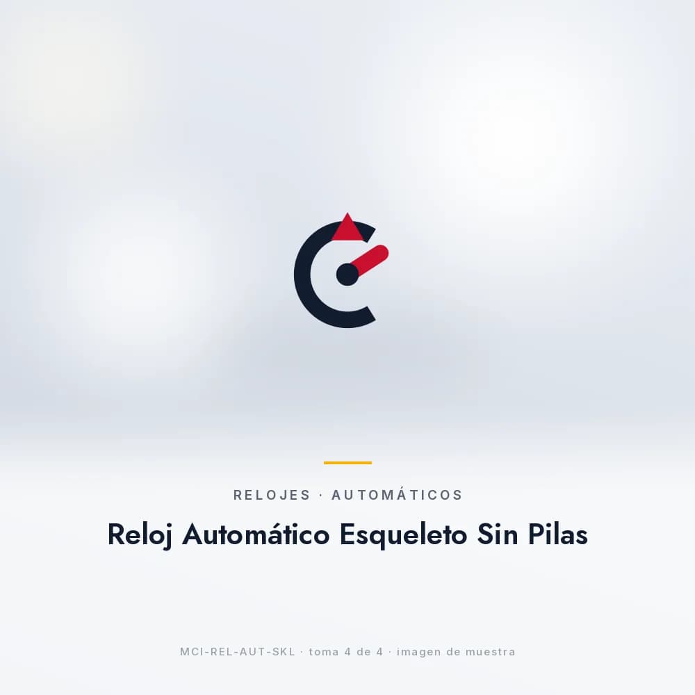 Reloj Automático Esqueleto Sin Pilas, en muñeca con saco o blazer