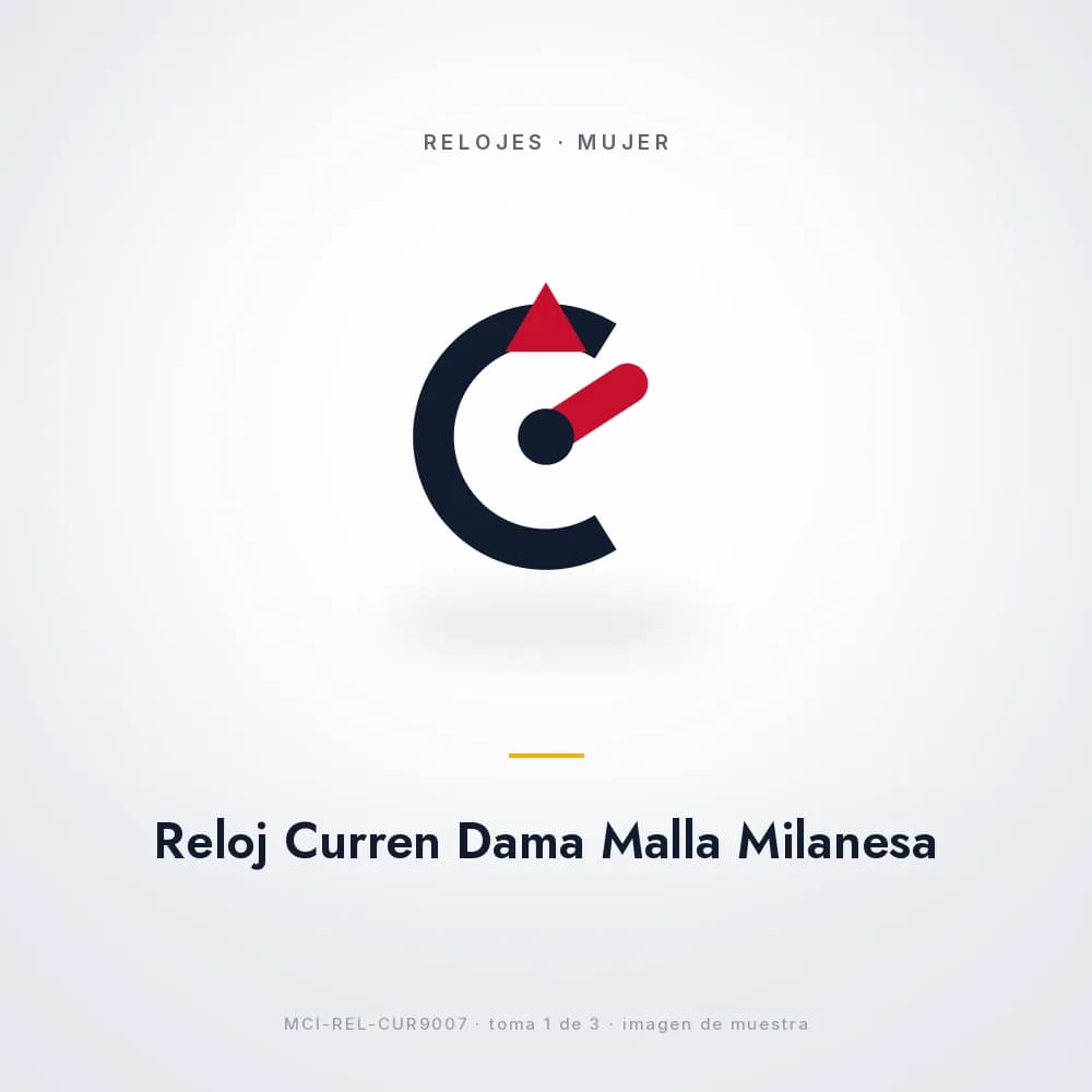 Reloj Curren Dama Malla Milanesa