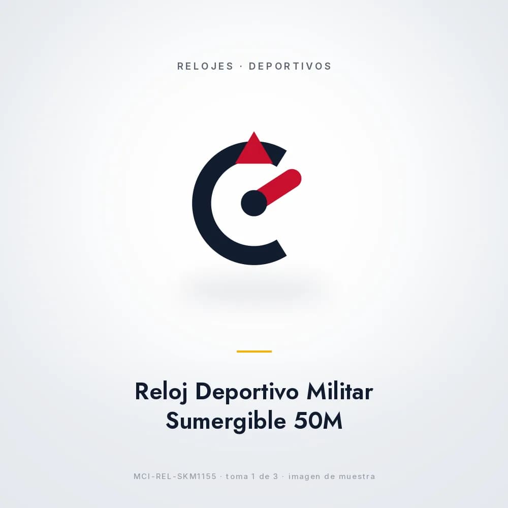 Reloj Deportivo Militar Sumergible 50M