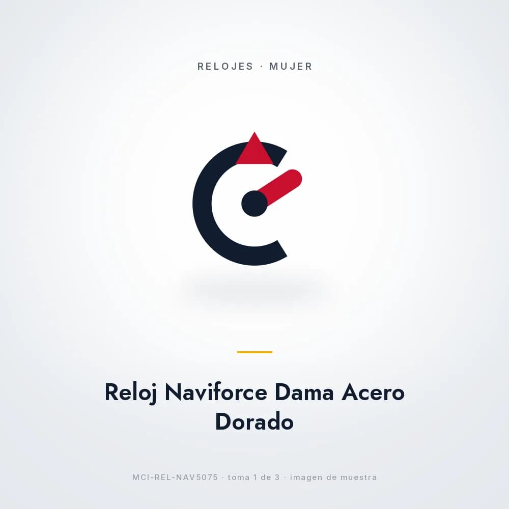 Reloj Naviforce Dama Acero Dorado