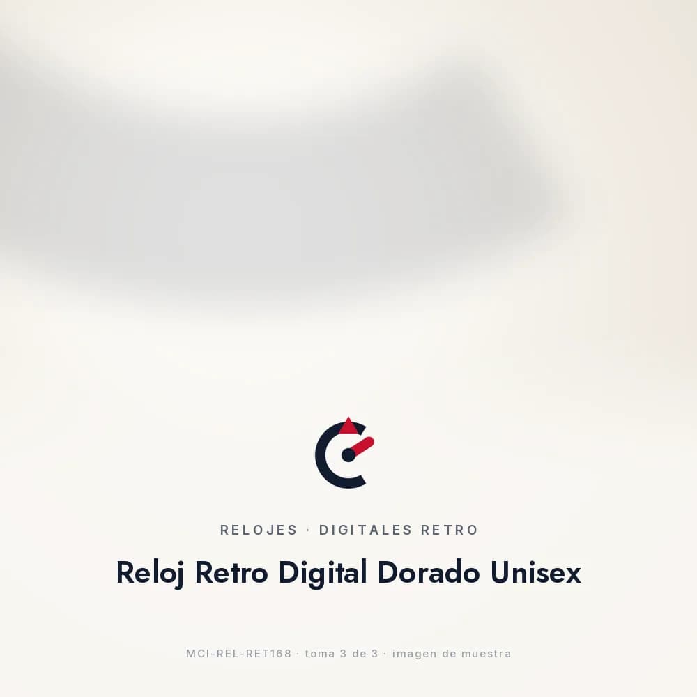 Reloj Retro Digital Dorado Unisex, dos muñecas juntas